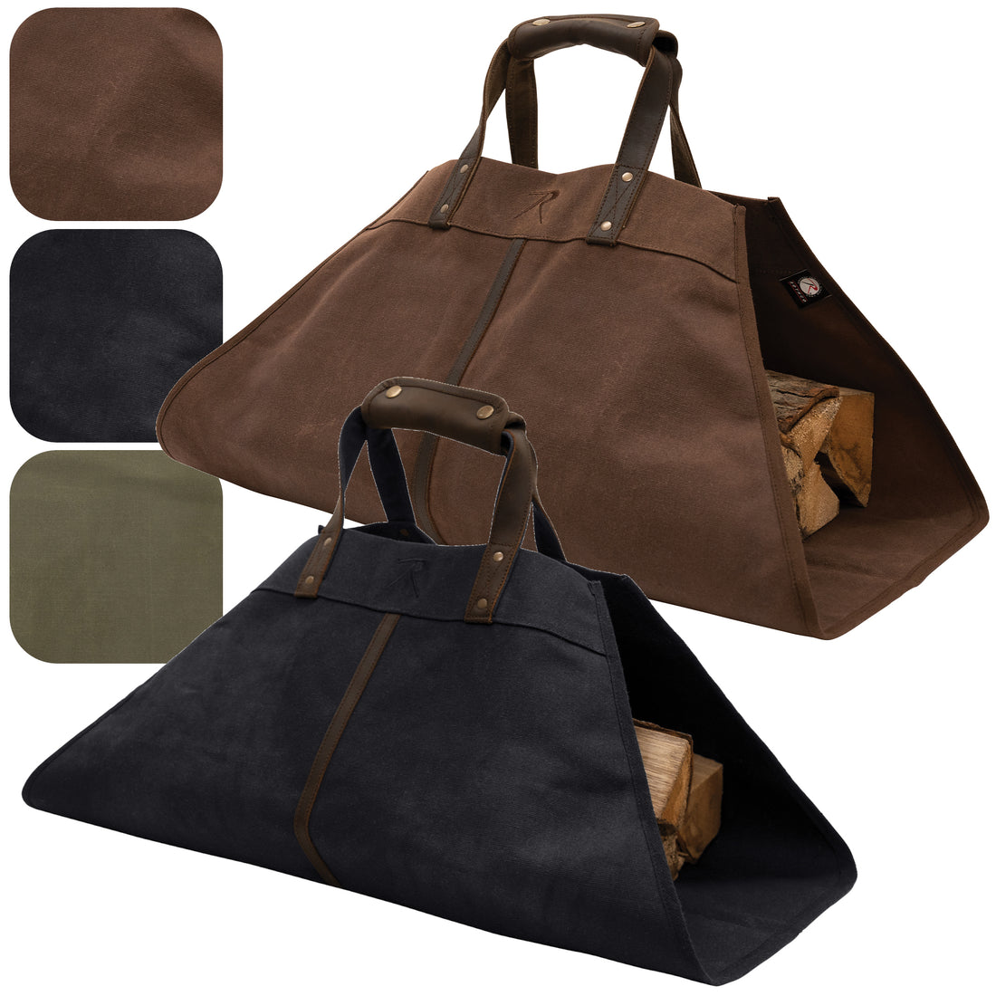 Rothco Backwoods Waxed Canvas Log Carrier