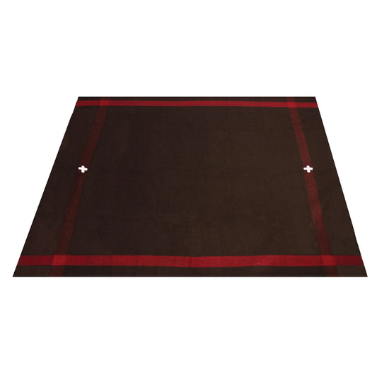 Swiss Army Wool Blanket With Cross 62x80 Fire Retardant Safety Blanket