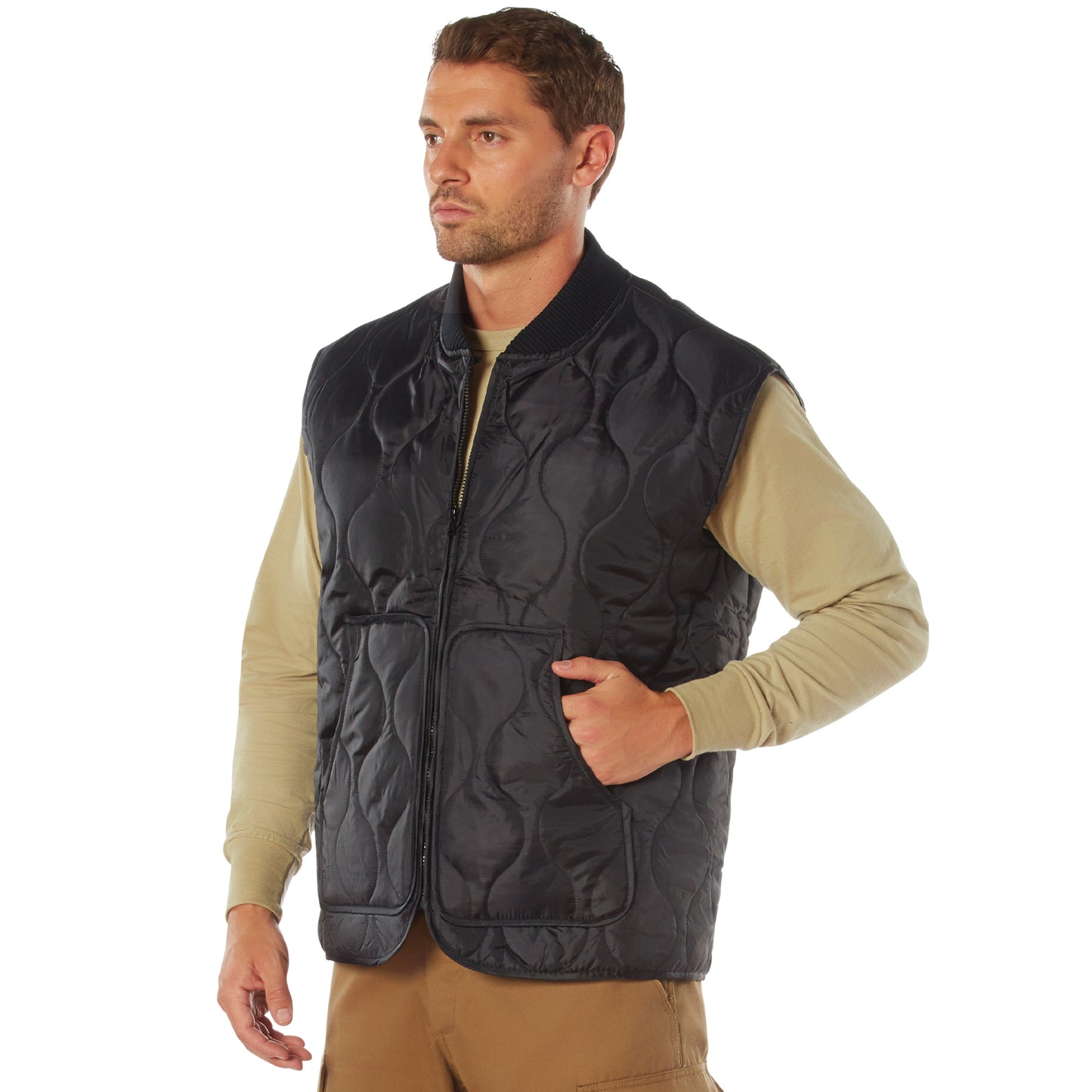 Rothco Men's Quilted Woobie Vest