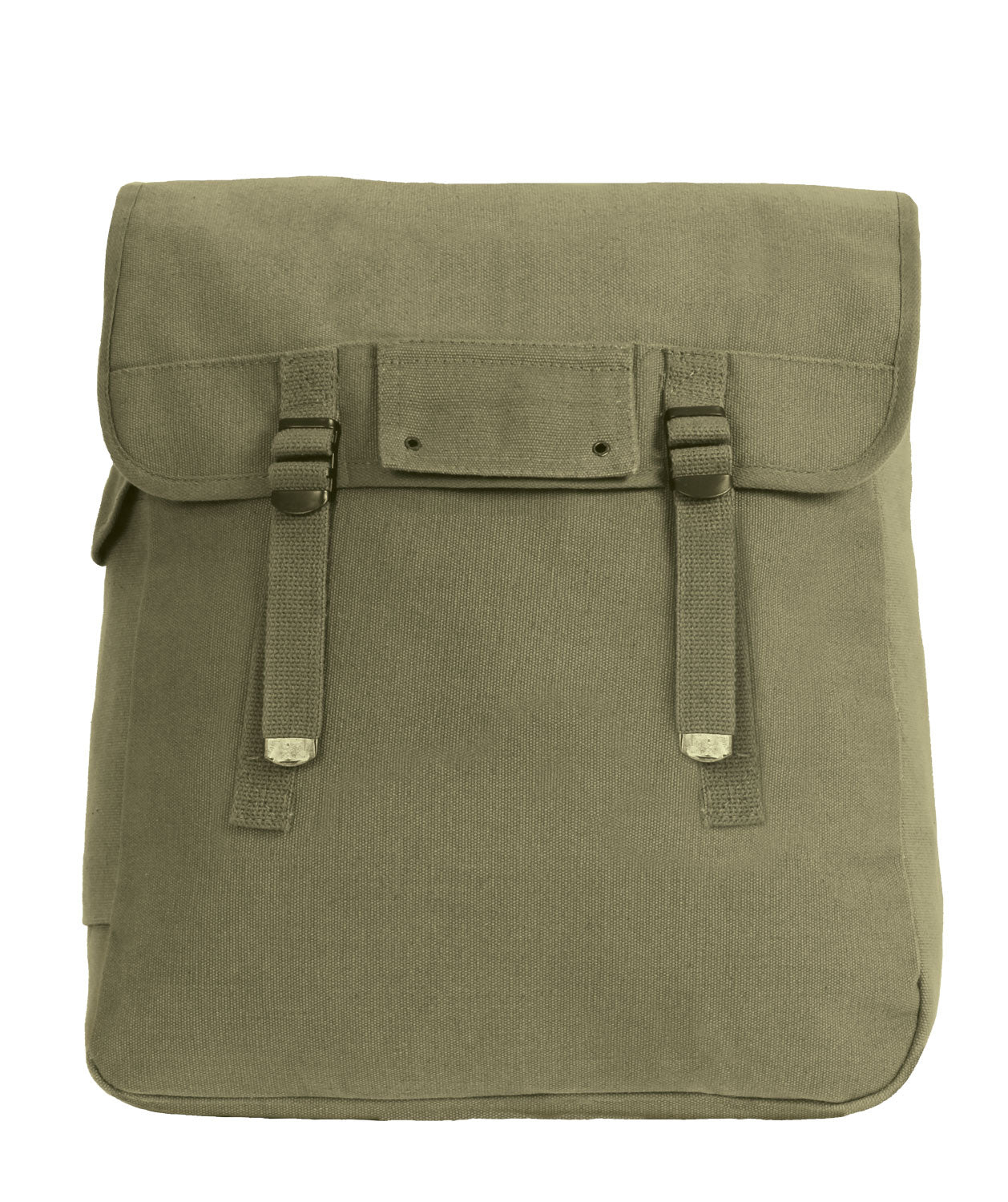 Jumbo Canvas Musette Bags in Olive Drab or Black - 18L Capacity 15"x15"x5"