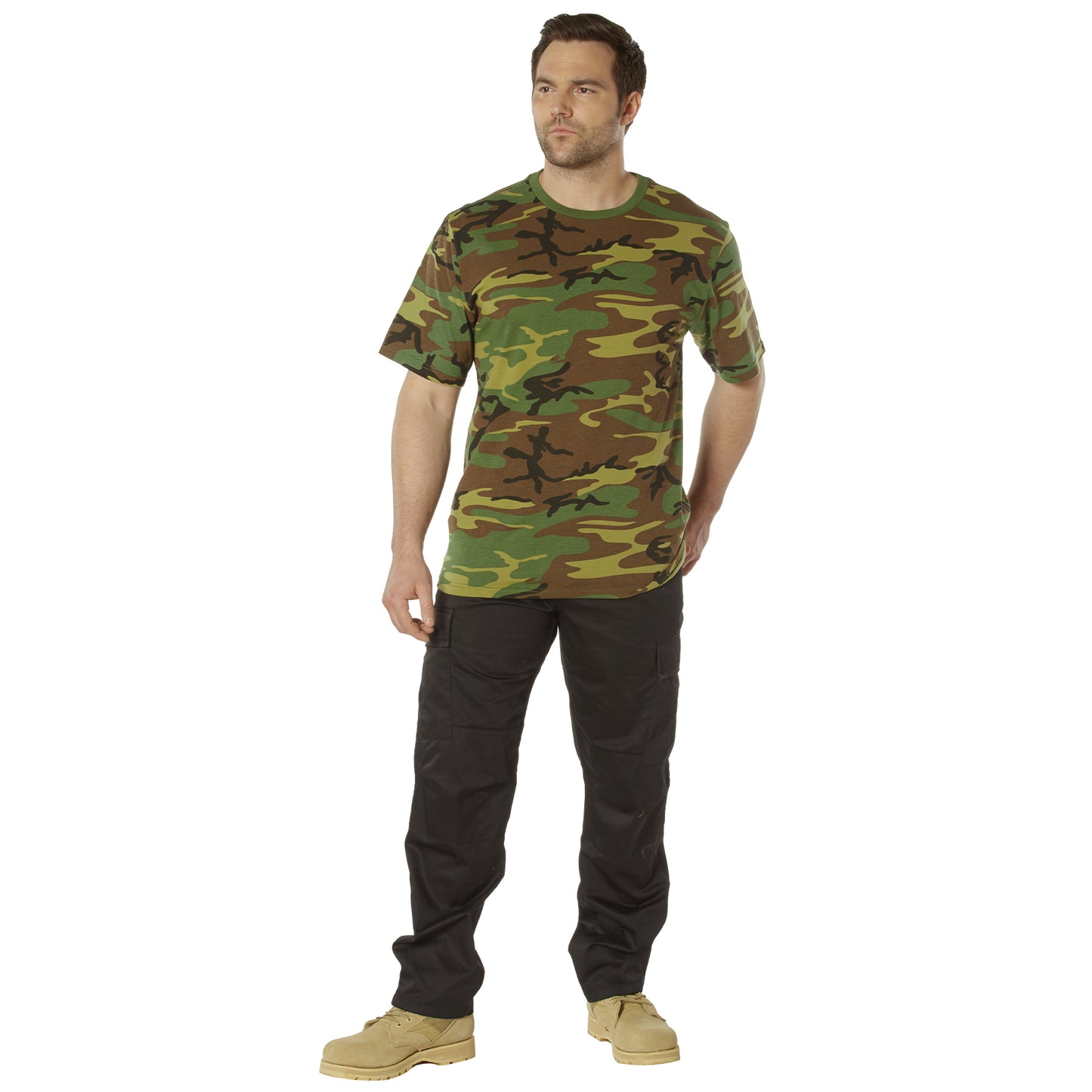 100% Cotton Camo T-Shirt Collection 5 Colors, Standard Fit