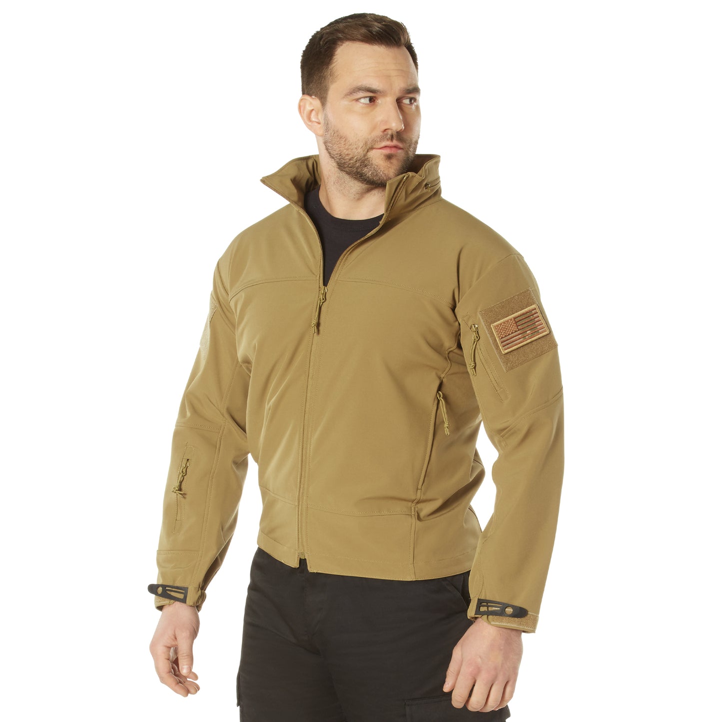 Men's Tactical Covert Ops Lightweight Soft Shell Waterproof Jacket