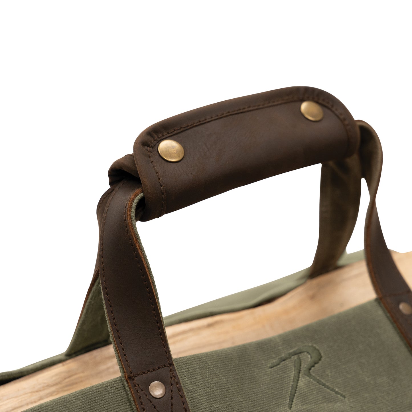 Rotcho Backwoods Waxed Canvas Log Carrier Bag