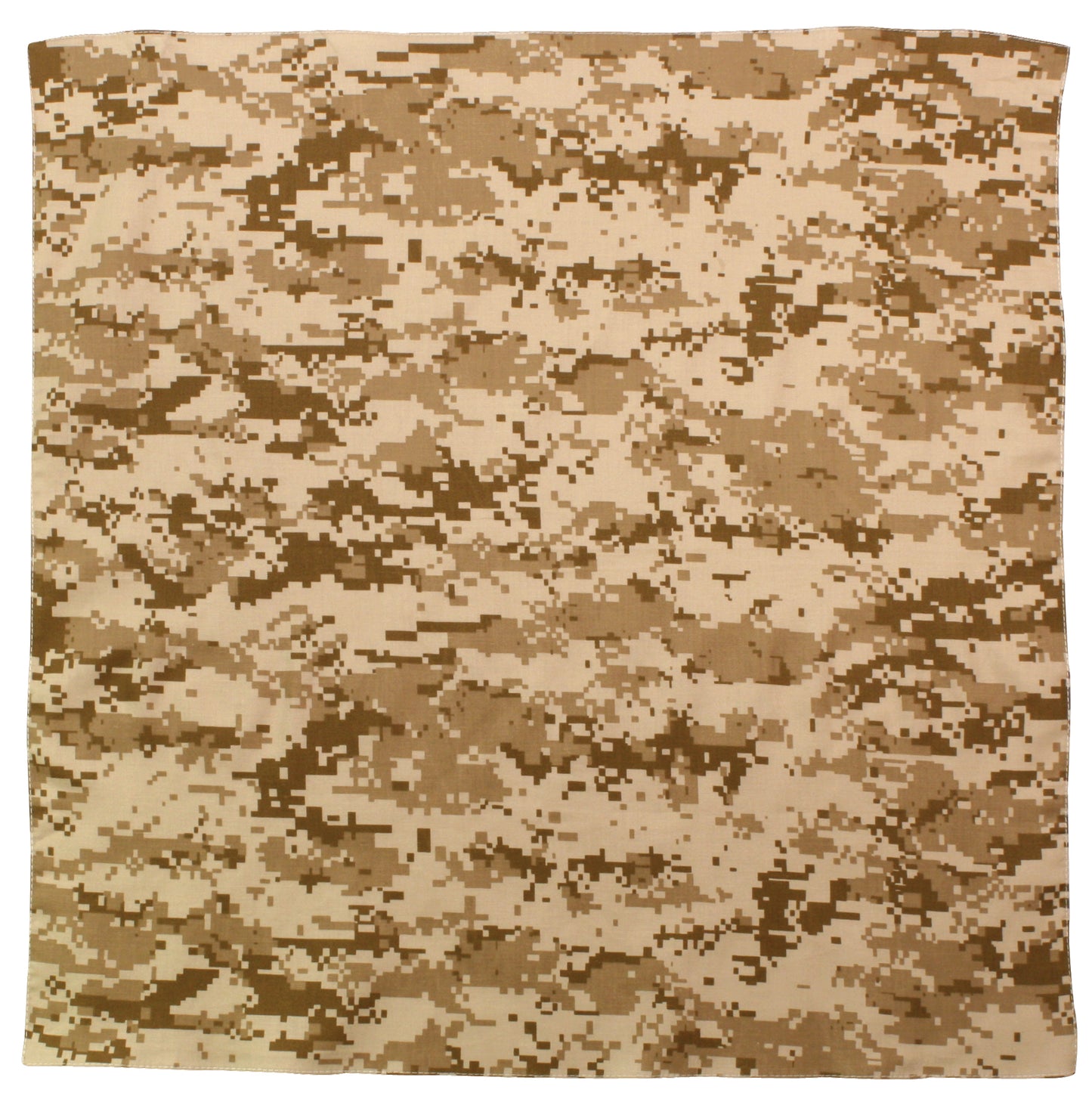 Desert Digital Camo Bandana 6-Pack Face Mask Headband & Skull Cap 27"x27"