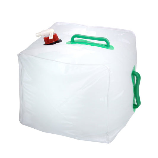 5 Gallon Collapsible Water Carrier - Polyethylene w/ Handle & On/Off Spigot