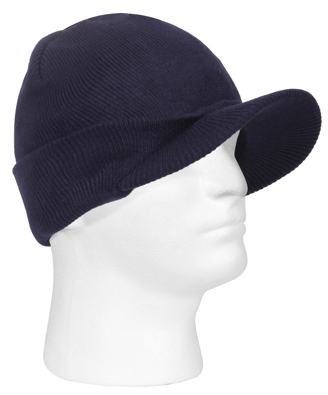 Winter Deluxe Jeep Hat Hats w/ Brim Visor Acrylic Beanie Watch Cap Covers Ears