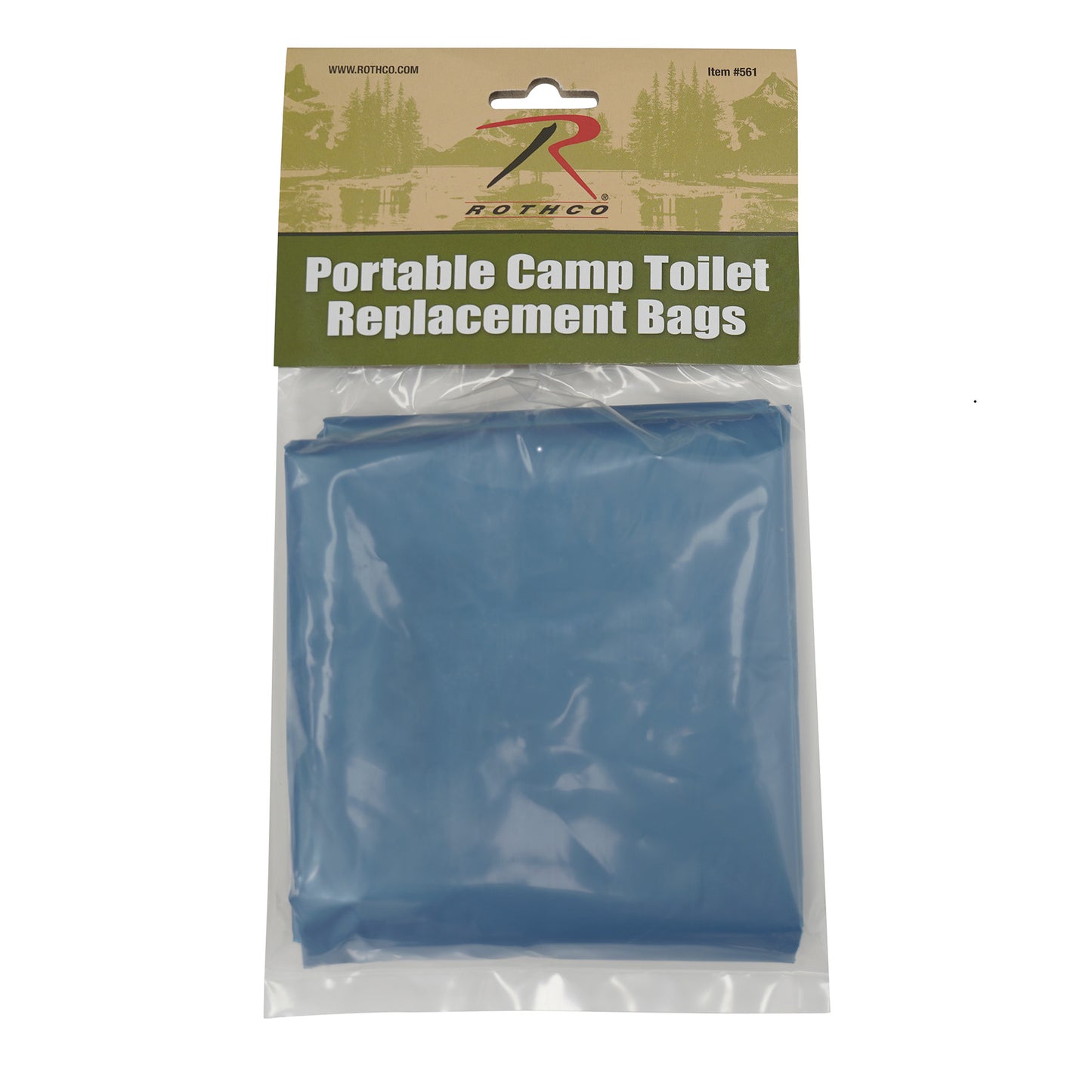 Portable Camping Toilet Replacement Bags - 10 Pack-Camp Plastic Outdoor Bathroom