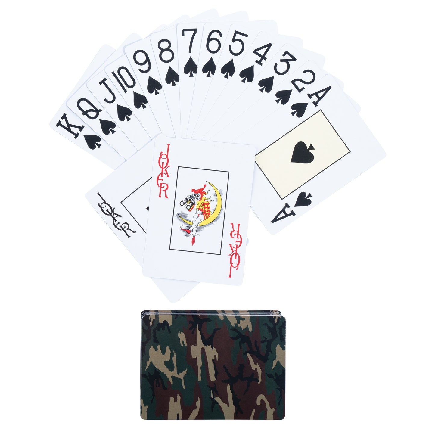Camouflage Playing Cards - Woodland Camouflage - 52 Card Deck