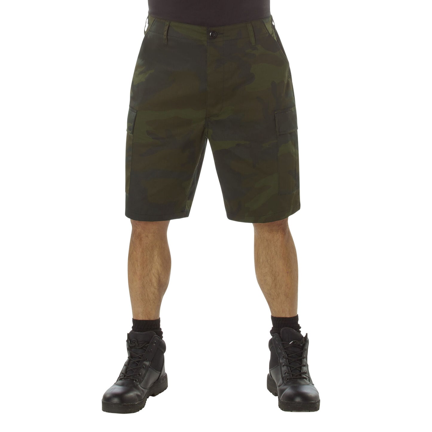 Rothco Men's Midnight Woodland Camo BDU Tactical Shorts