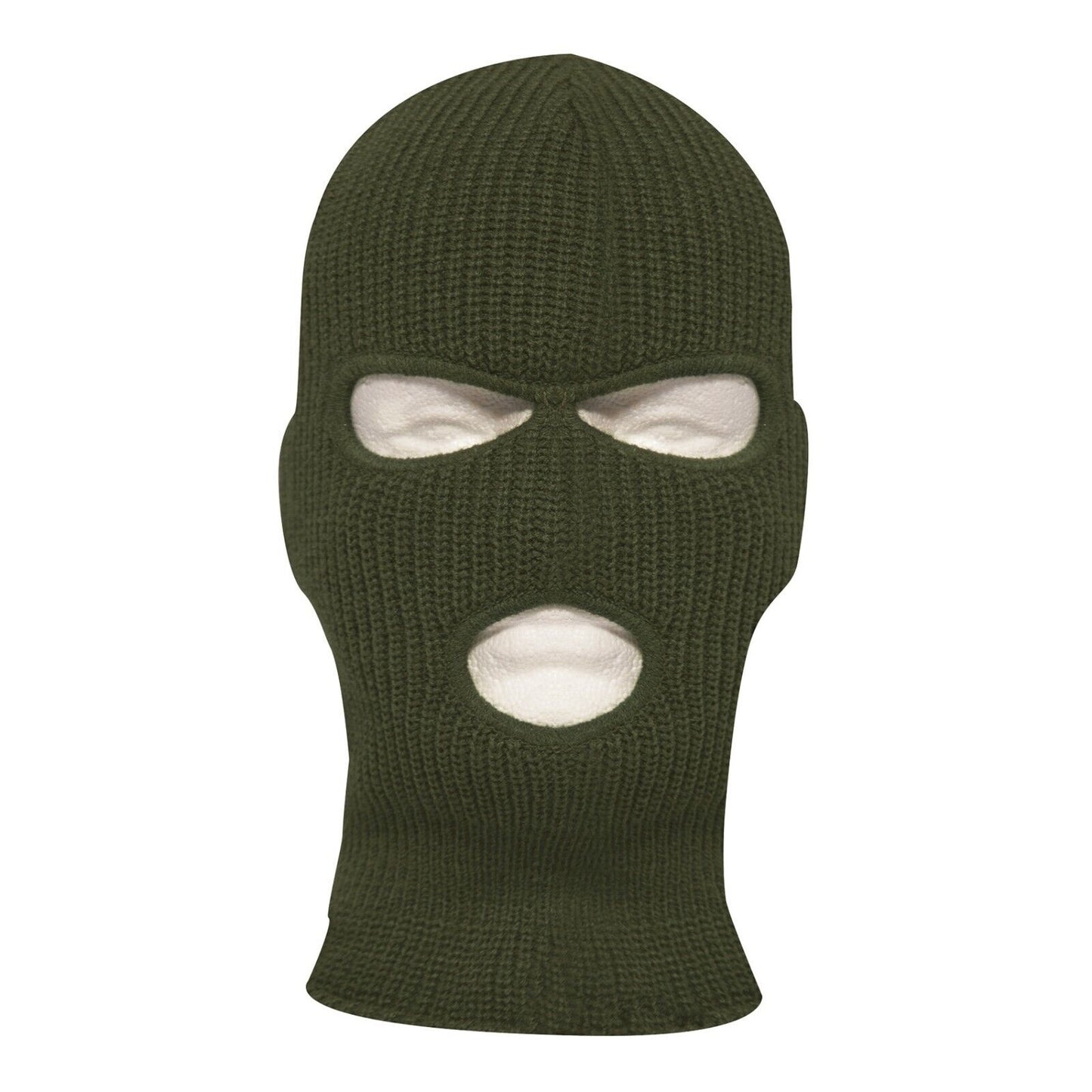 Fine Knit Acrylic Three Hole Facemasks Winter Balaclava Ski and Snowboarding Hat