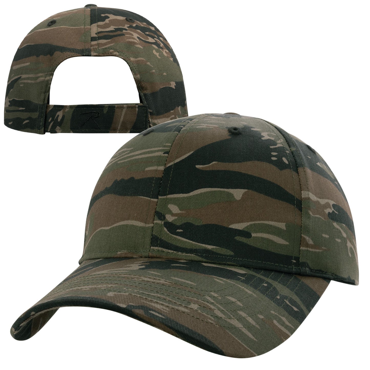 Tiger Stripe Supreme Camo Mid Profile Cap Adjustable Hook & Loop Baseball Hat