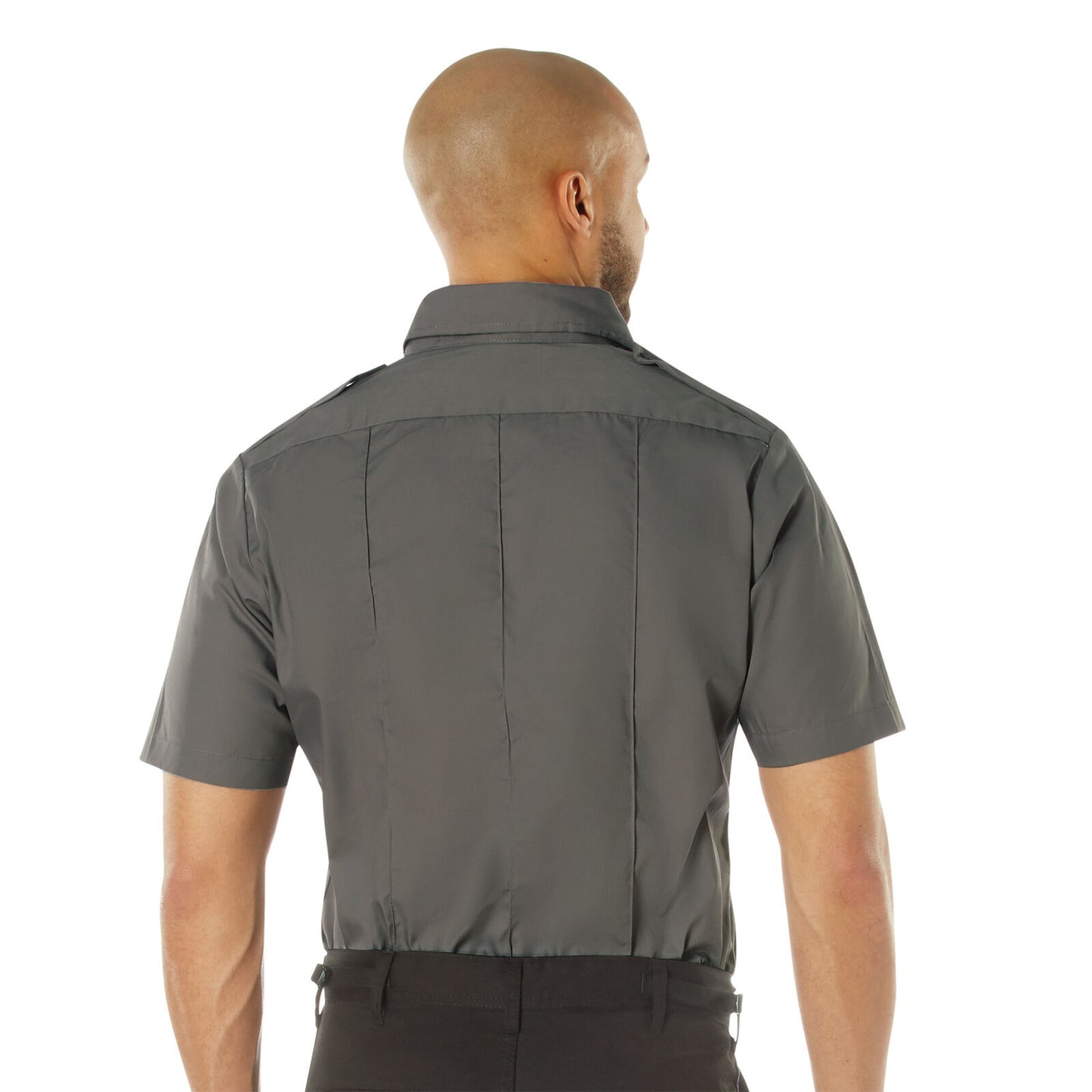 Dark Grey Short Sleeve Uniform Shirt - for Public Safety EMT or Security Guards