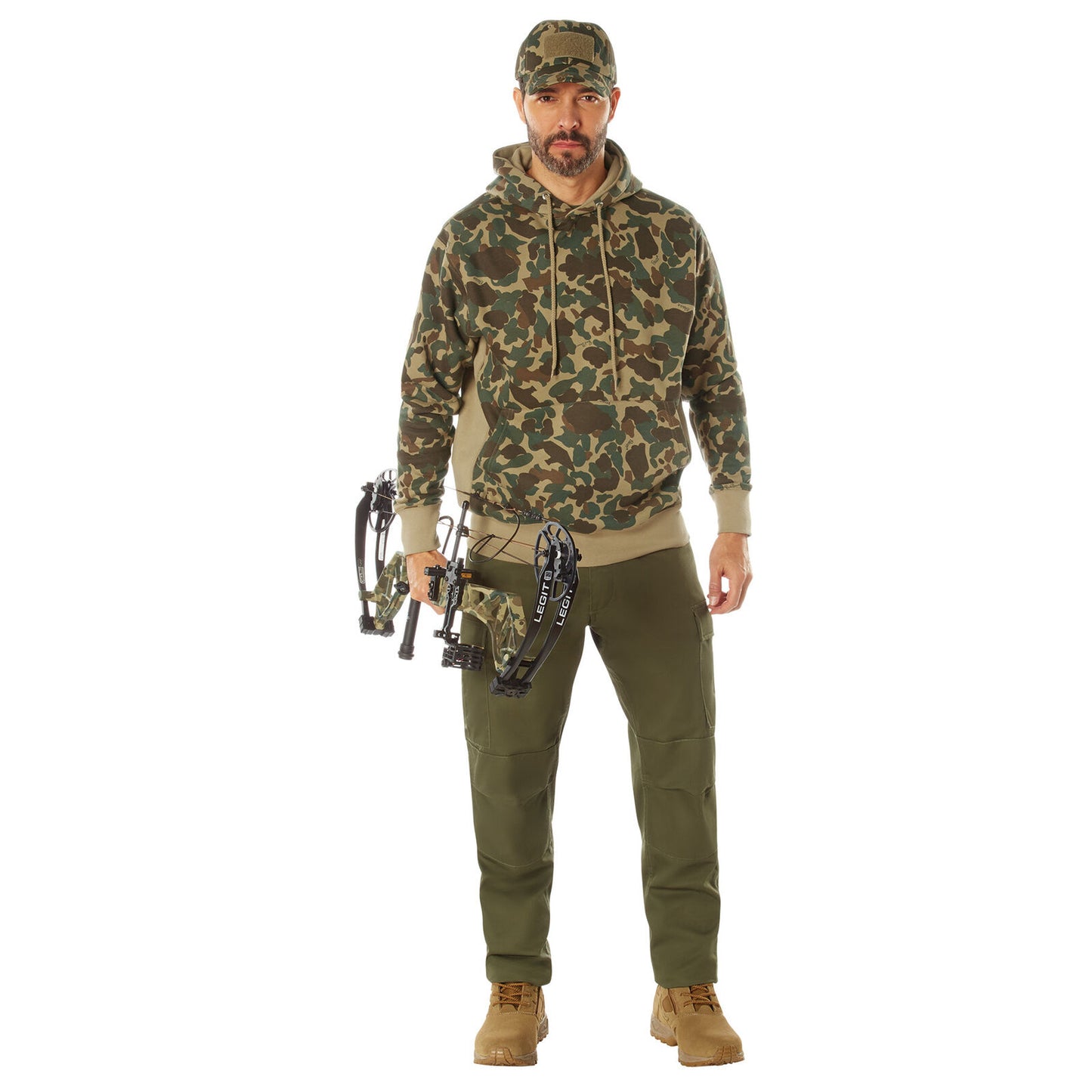 Rothco X Bear Archery Fred Bear Camo Every Day Hoodie - Camouflage Pullover Hood