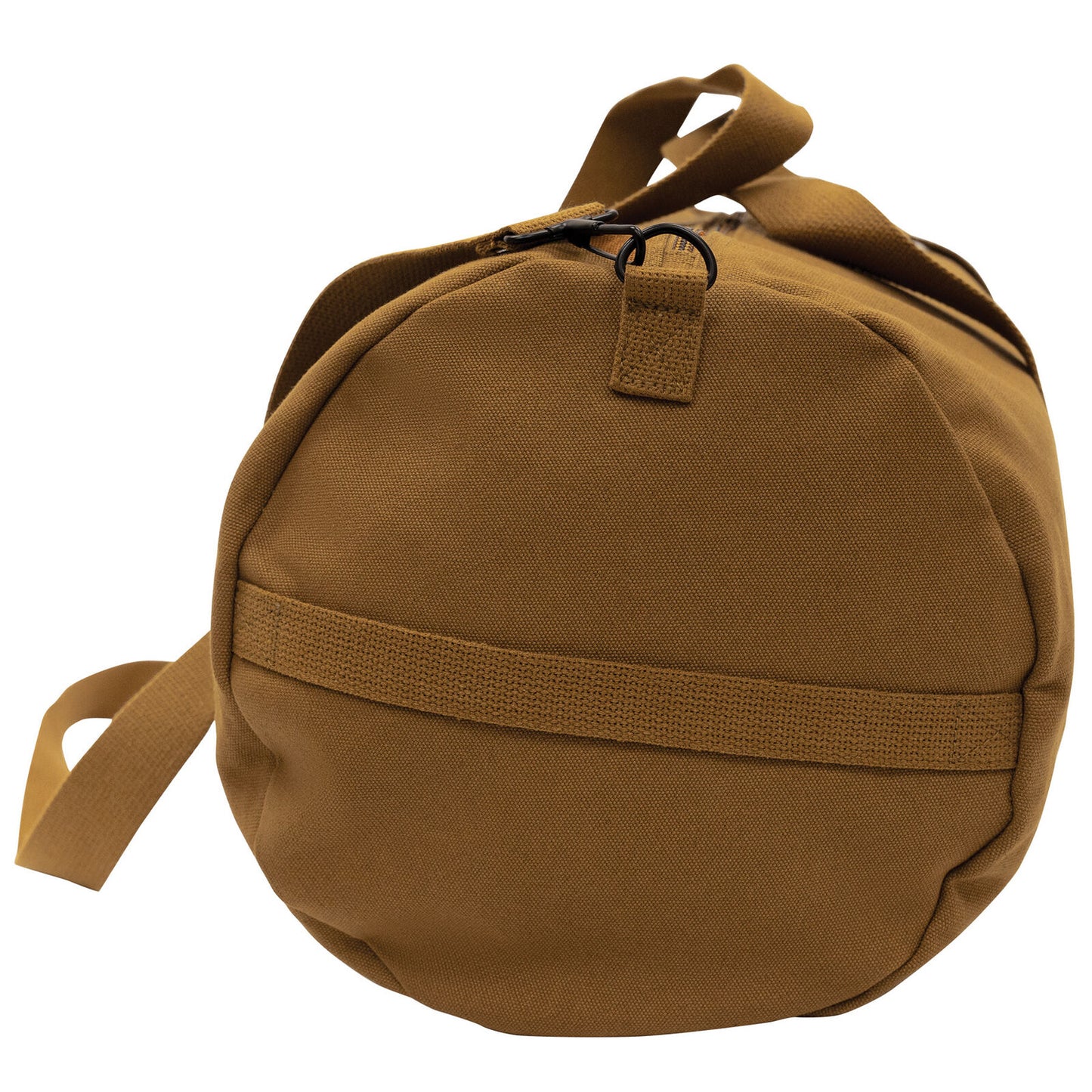 19 Inch Canvas Shoulder Duffel Bag In Work Brown - Heavyweight Travel Bag