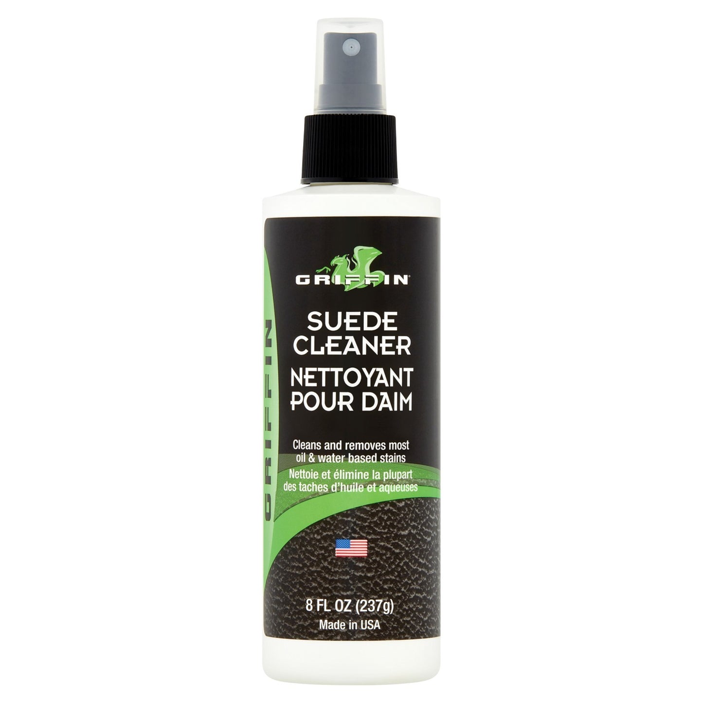 Griffin Suede Cleaner 8 FL OZ. (237g) - Cleans Without Discoloring or Damaging