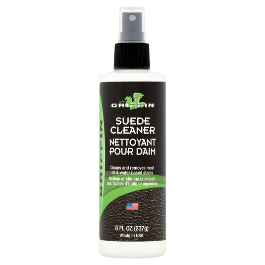 Griffin Suede Cleaner 8 FL OZ. (237g) - Cleans Without Discoloring or Damaging