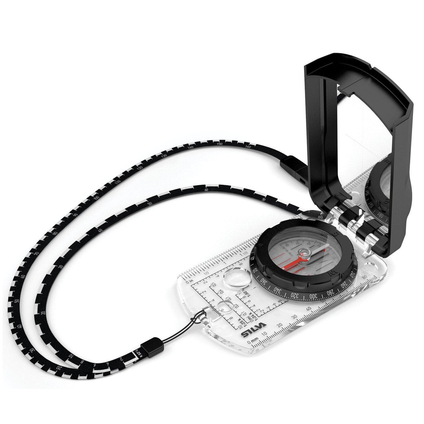 Silva Ranger 2.0 Compass Mirror Sighting & Hole, Slope Card, Luminous Markings