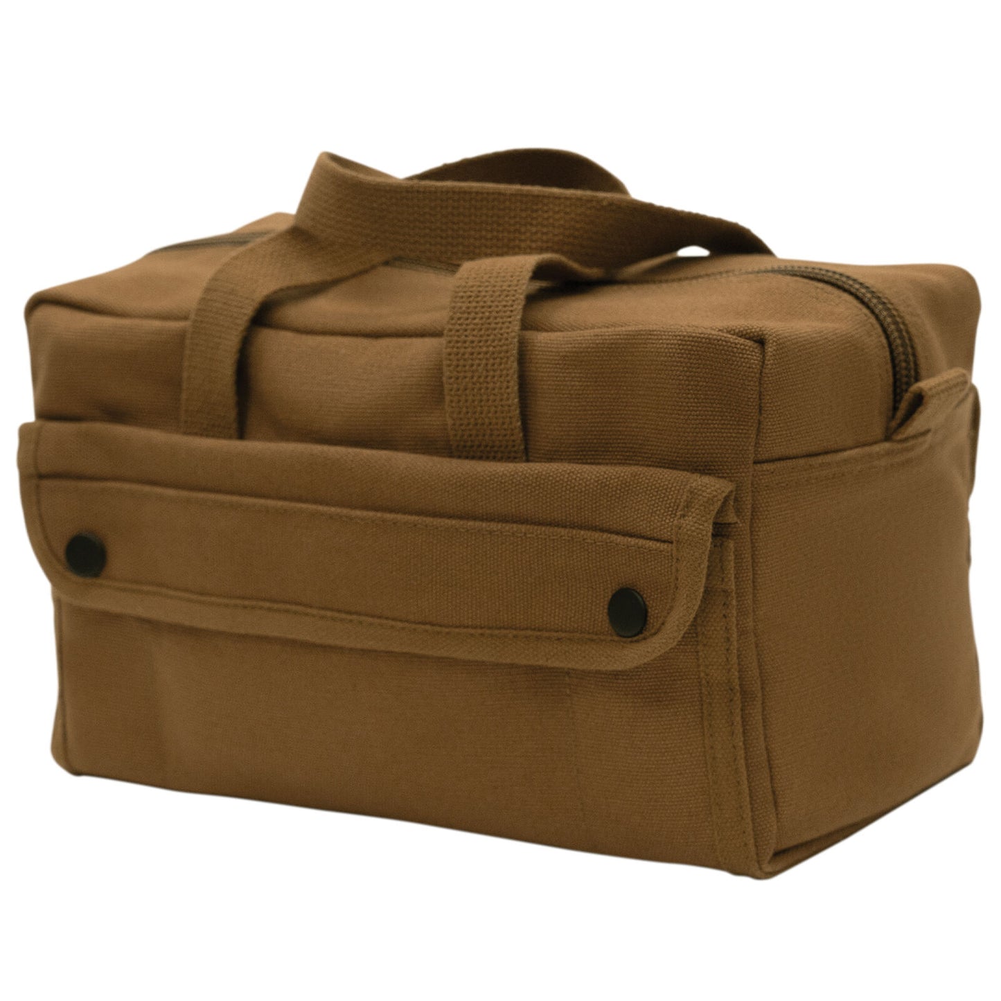 G.I. Style Mechanic's Tool Bag in Work Brown - Cotton Canvas Heavyweight Toolbag