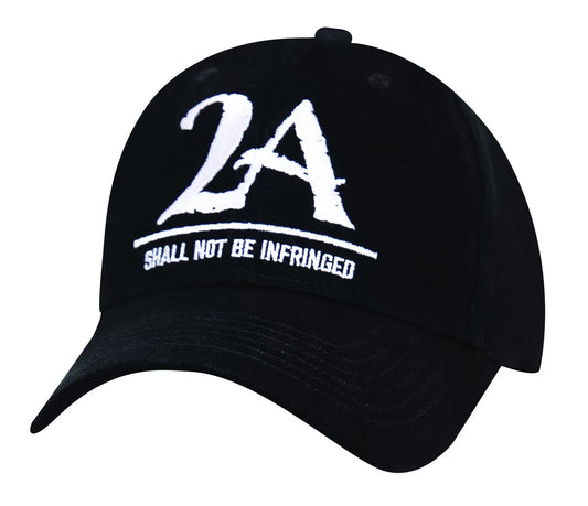 Black 2A "Shall Not Be Infringed" Cap Second Amendment Adjustable Baseball Hat