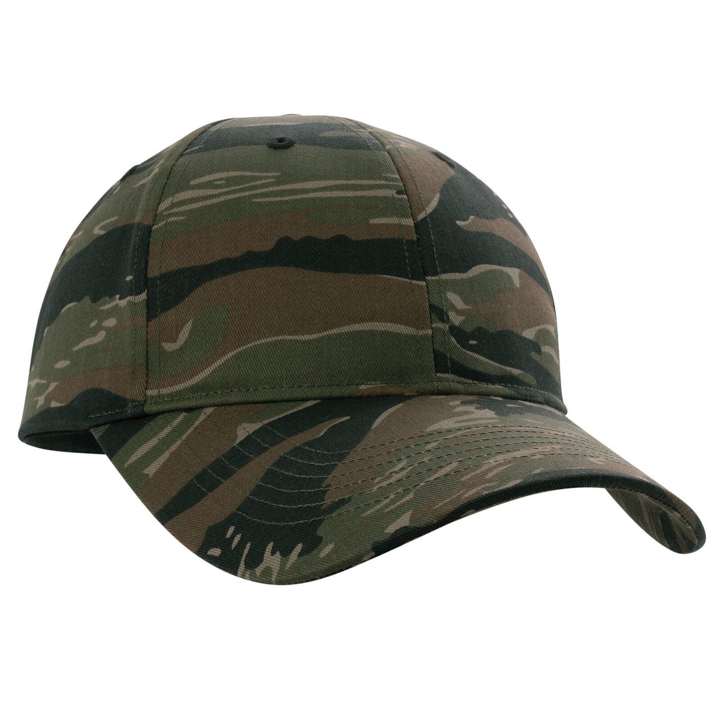 Tiger Stripe Supreme Camo Mid Profile Cap Adjustable Hook & Loop Baseball Hat