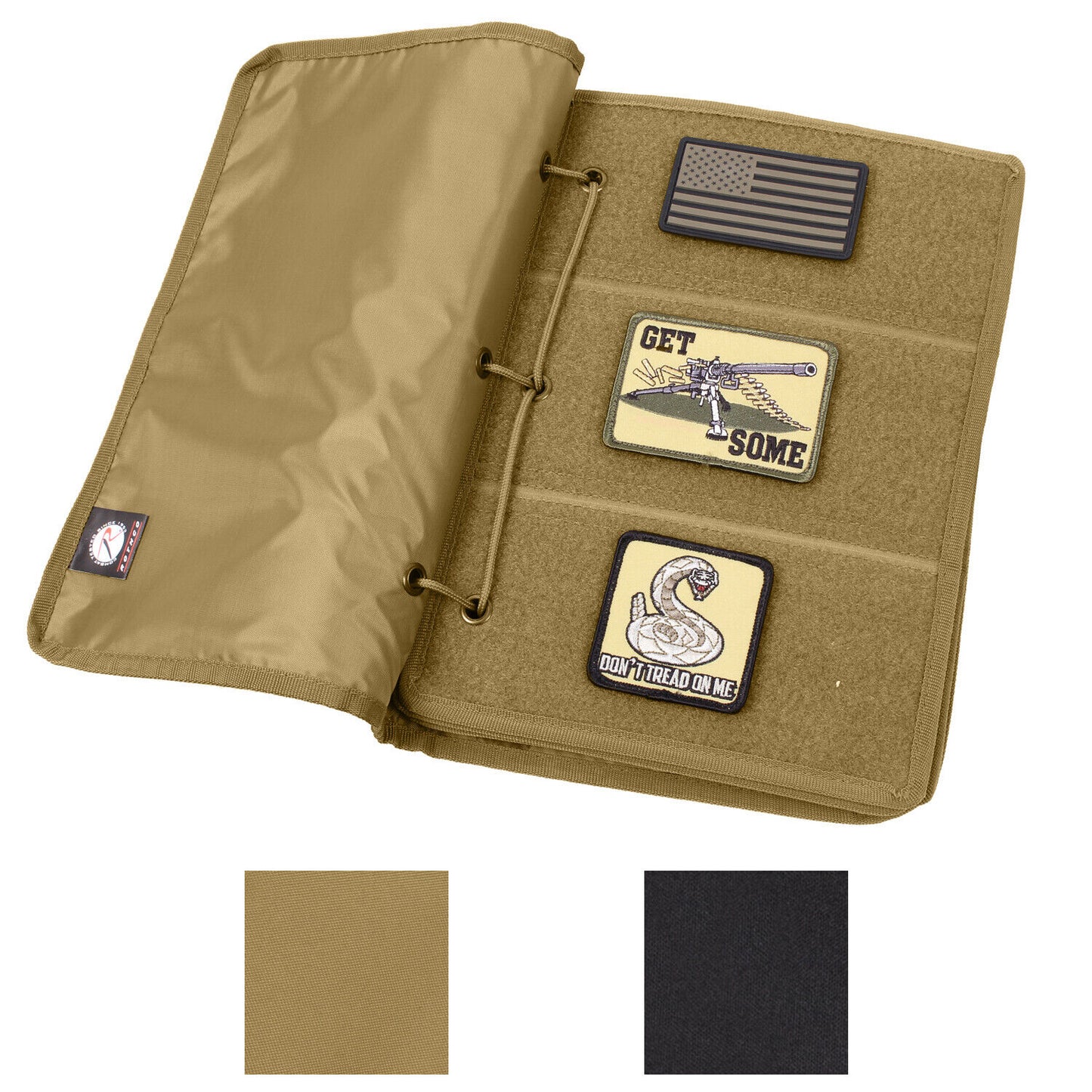 Hook & Loop Patch Book Morale Tactical Patch Organizing Case