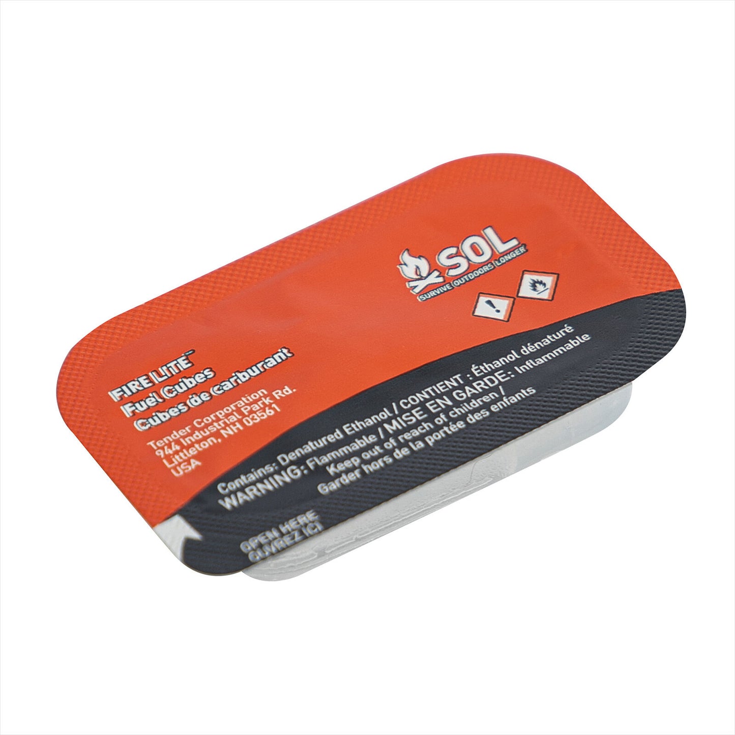 Sol Fire Lite Fuel Cubes - 12 Pieces Camping Hiking Emergency