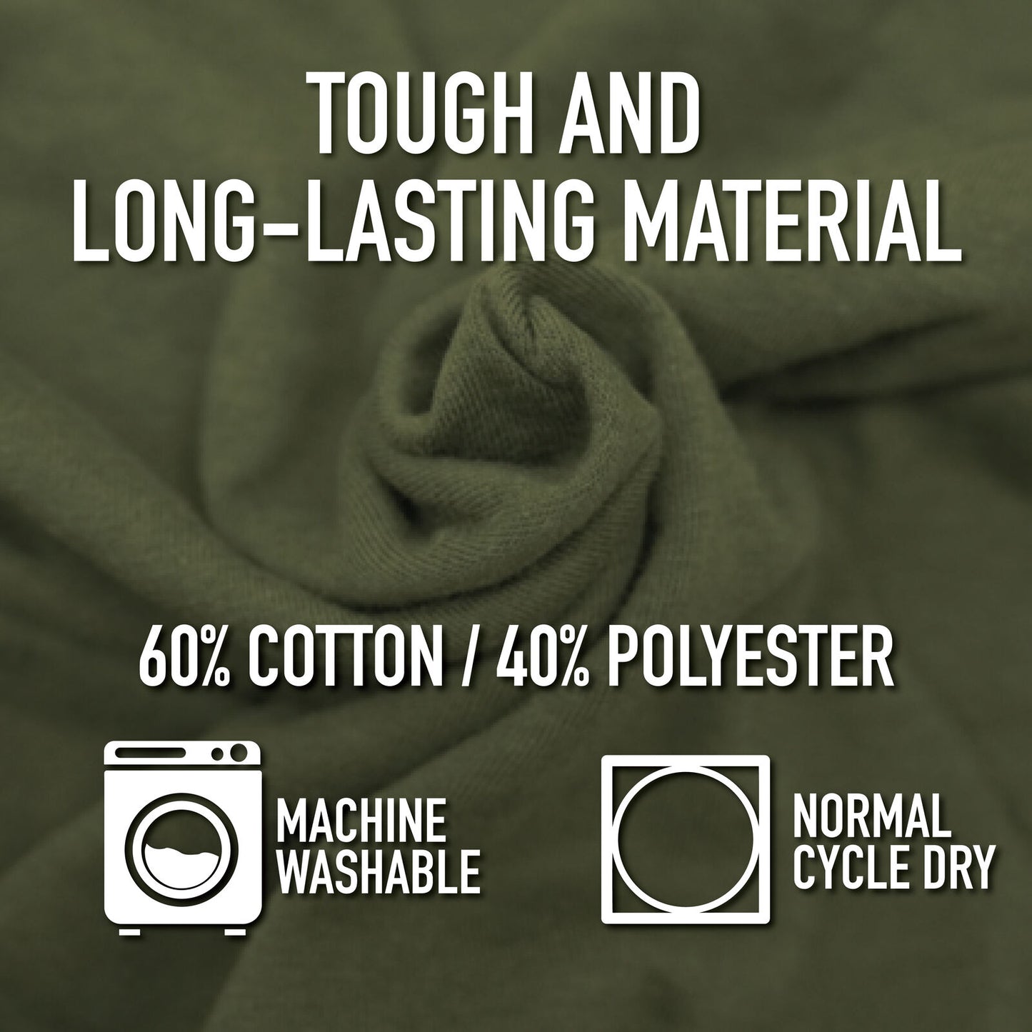 Navy Blue Standard Fit Men's T-Shirt Crew Neck Solid Color Poly Cotton Tee