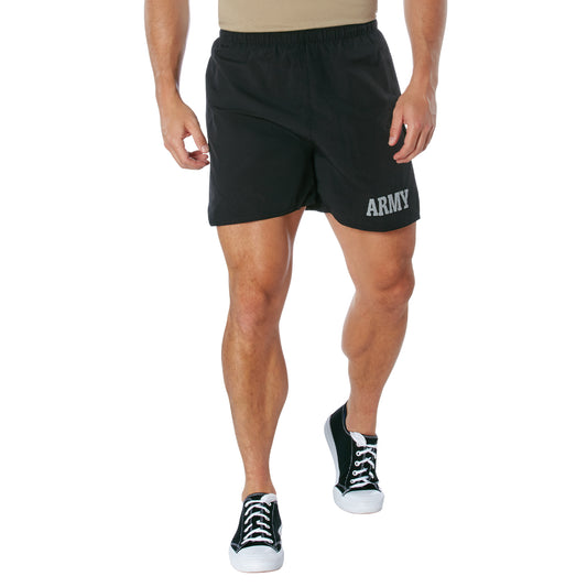 Rothco Black Physical Training "Army" Shorts