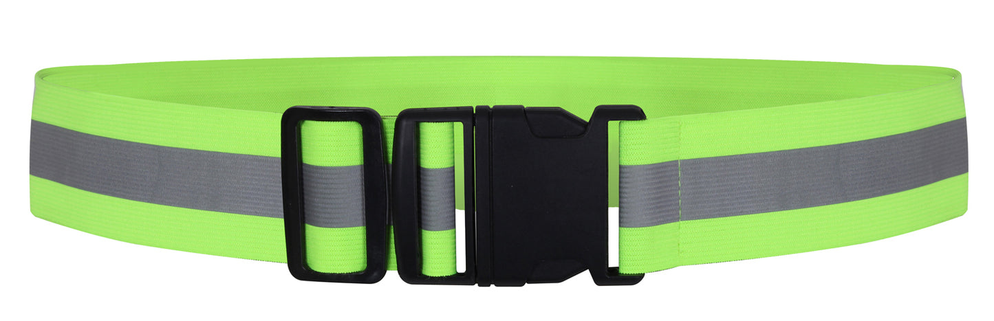 Rothco Reflective Elastic PT Belt - Adjustable Neon Reflective Safety Belt