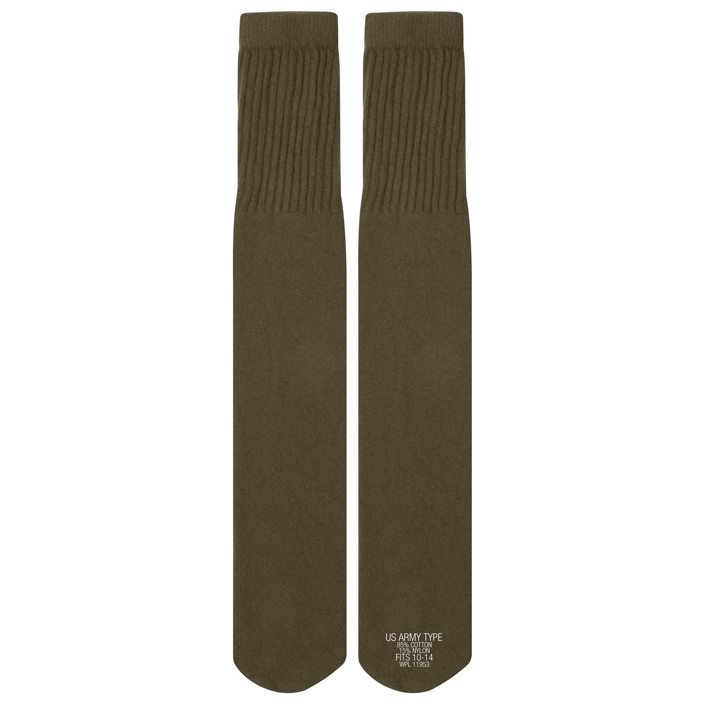 G.I. Style Tube Socks - Made In U.S.A.