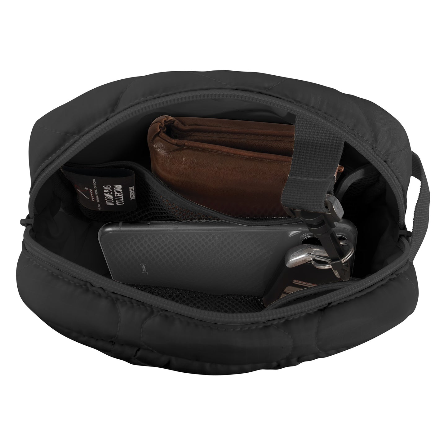 Lightweight Woobie Crossbody Day Bag Quilted Compact EDC Pack