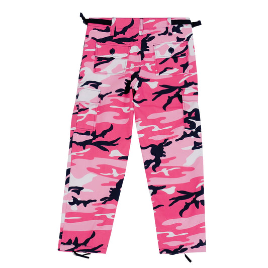 Kids Pink Camo BDU Pants - Rothco 66116