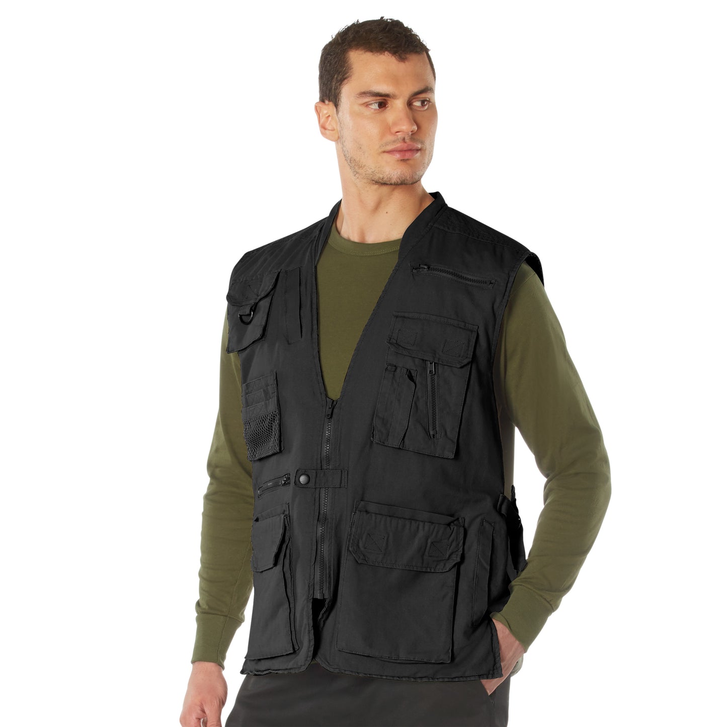 Safari Outback Vests -18 Pocket Outdoor Fishing Vest Hiking Camping Vests