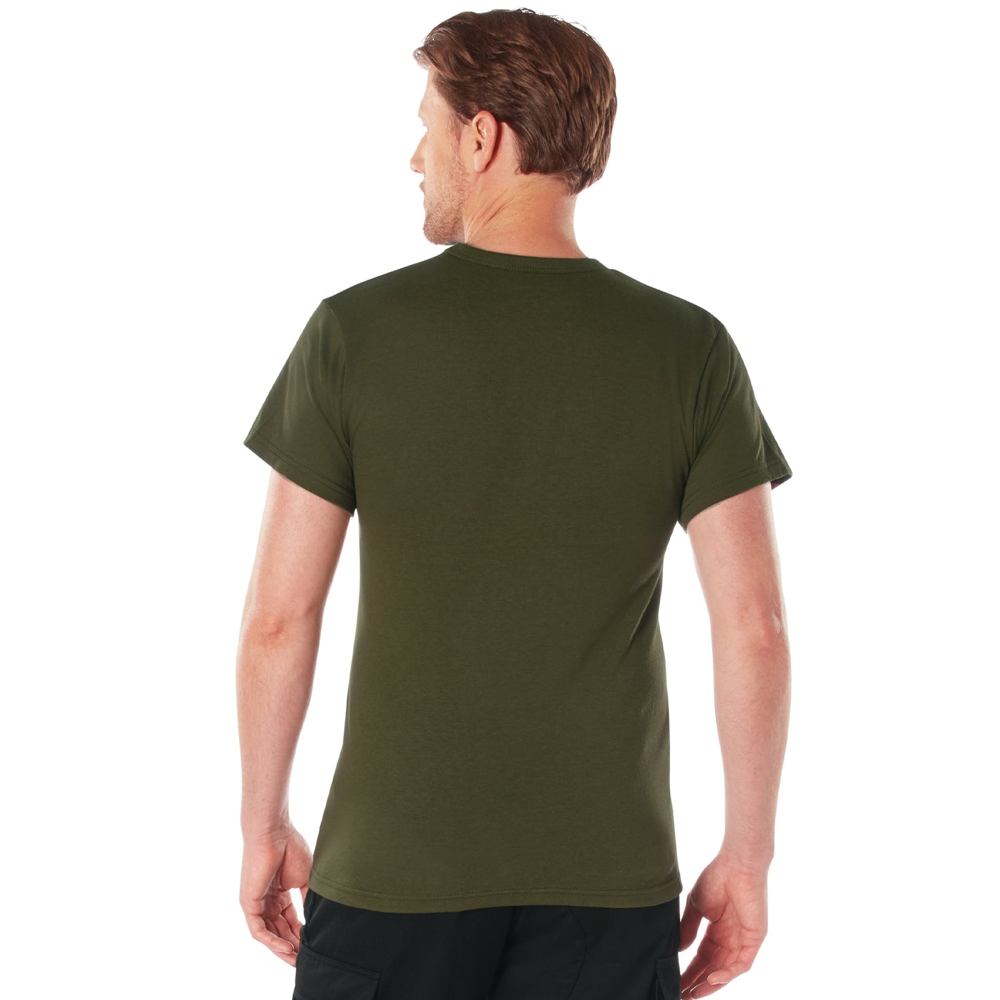 T-Shirt Variety 5 Pack All Five Solid Color 100% Cotton Short Sleeve Tees