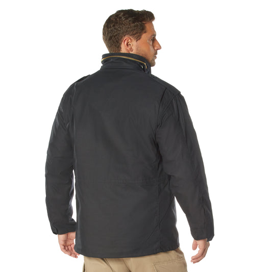 Men's Long Length M-65 Field Jacket in Winter Coat