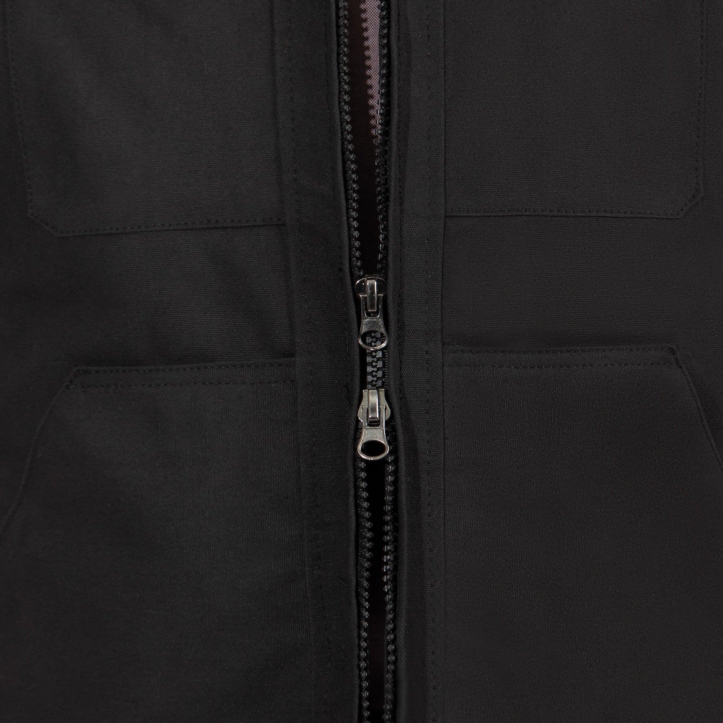 Concealed Carry Backwoods Canvas Vest Men's Black Tactical Vest