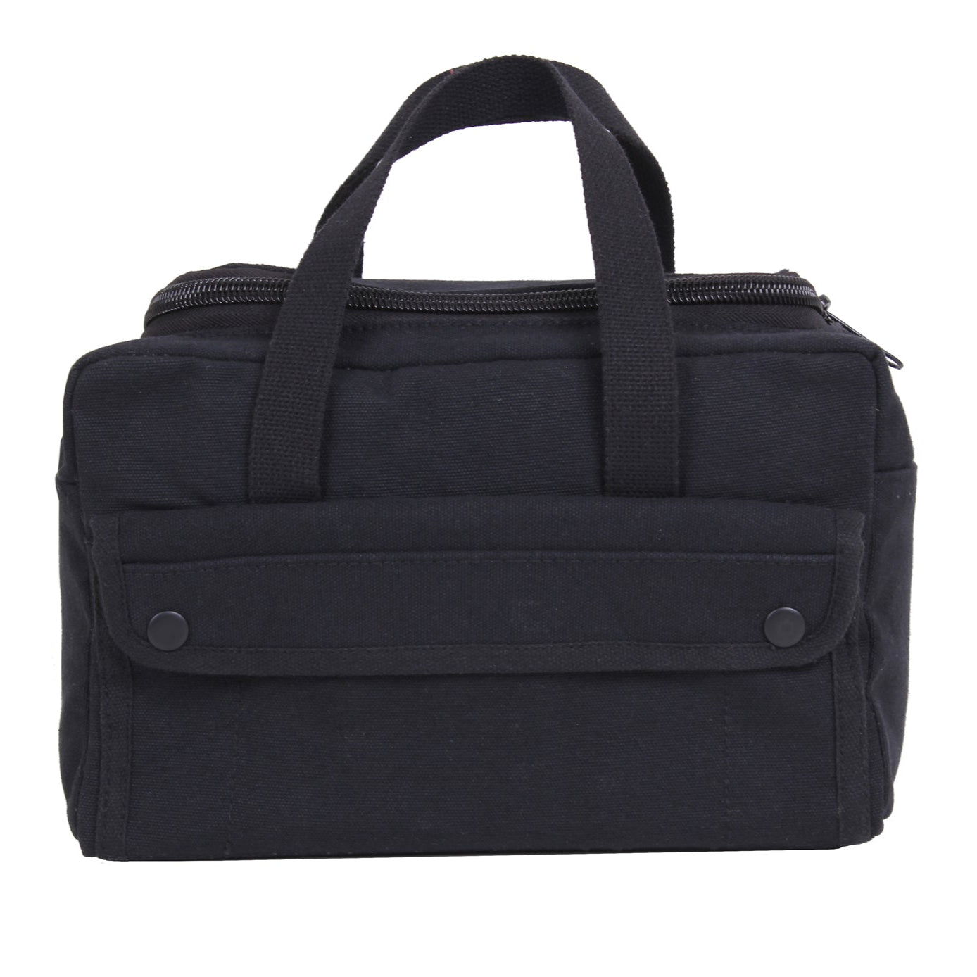 Black Mechanics Tool Bag w/ U-Shaped Zipper - Rothco Compact Canvas Utility Bags