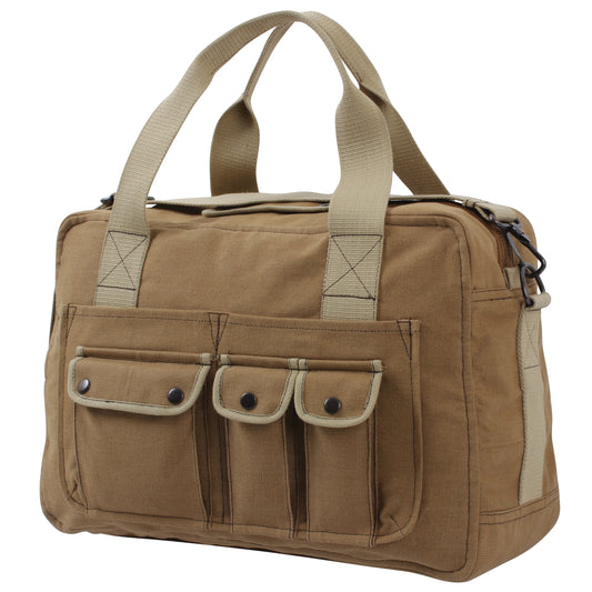 Two Tone Canvas Specialist Carry All Shoulder Bag Travel Camping Outdoor Gear