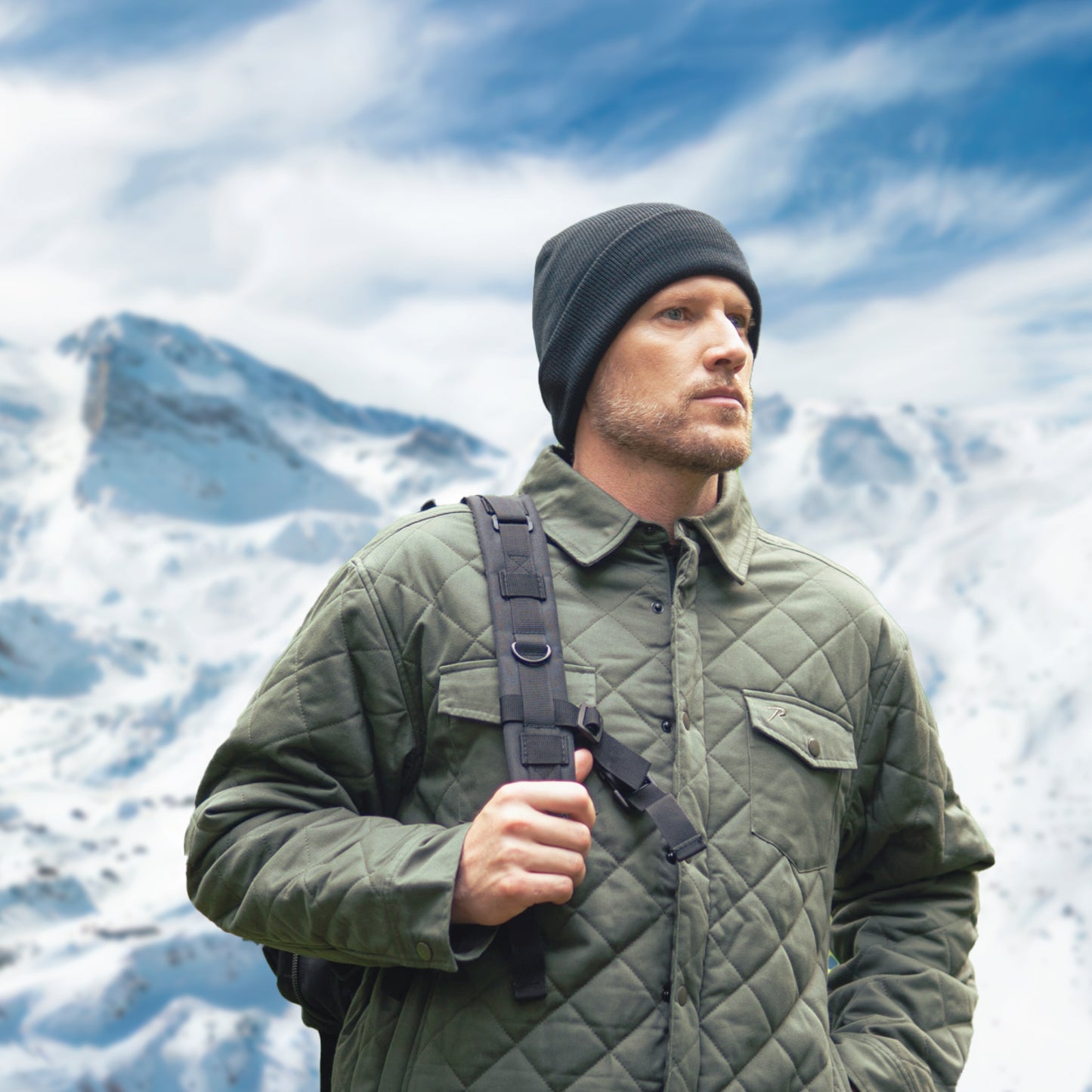 Foliage Green Deluxe Fine Knit Winter Watch Cap - Rothco Acrylic Snow & Ski Hat