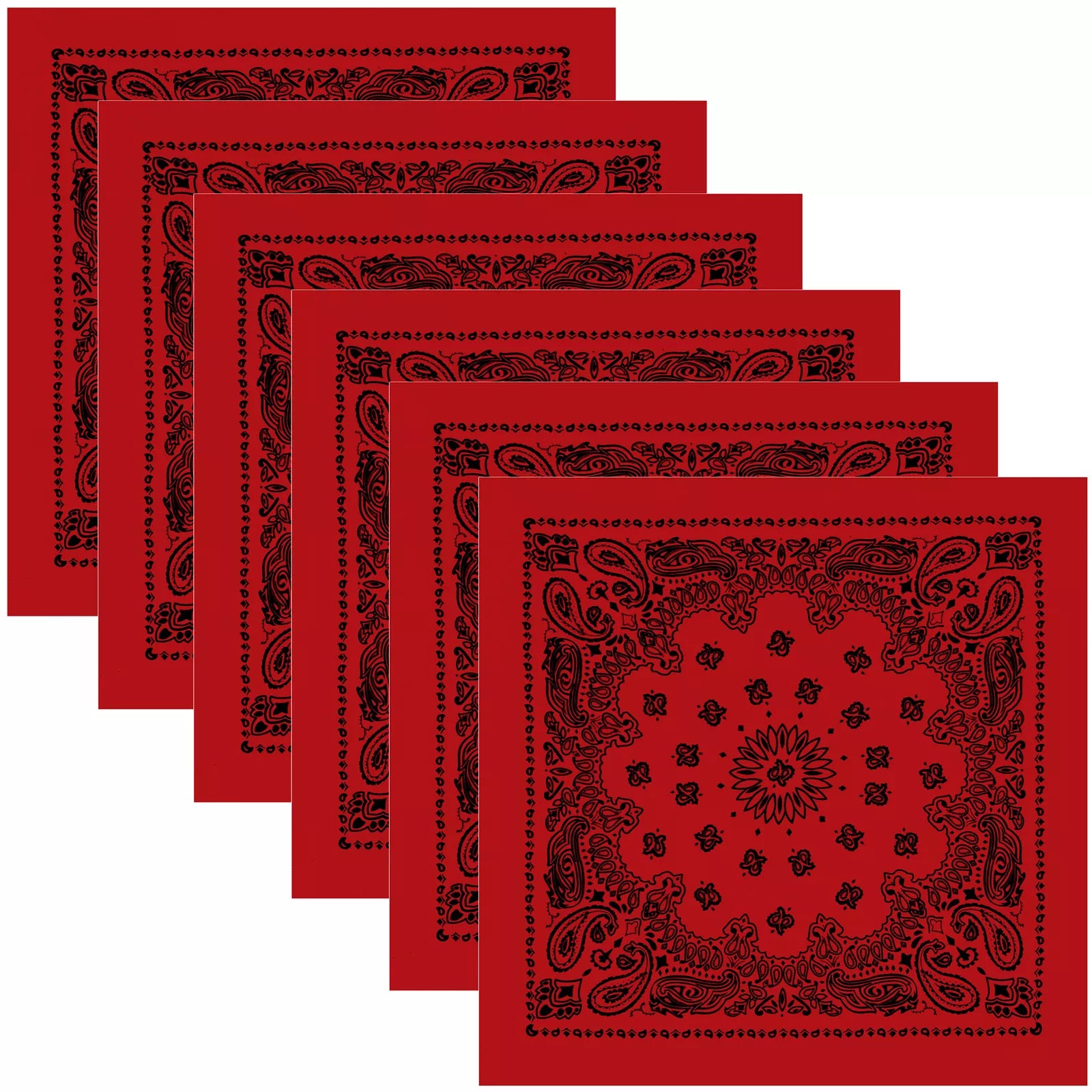 thumbnail image 2 of Rothco Trainmen Paisley Bandana – Extra-Large - Jamaica 2 of 13