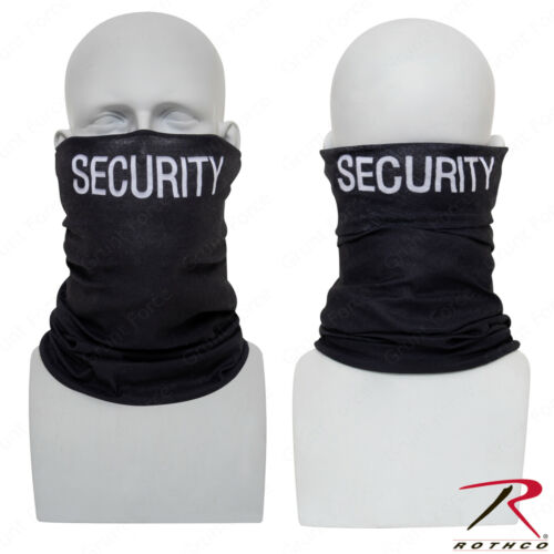 Rothco Multi-Use Tactical Head Wrap - Black With Security Print