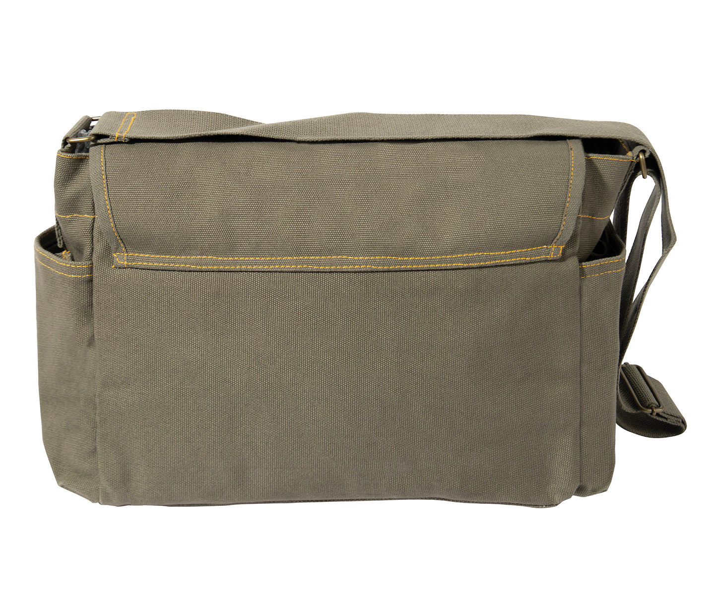 Heavyweight Canvas Classic Messenger Bag with Stencil