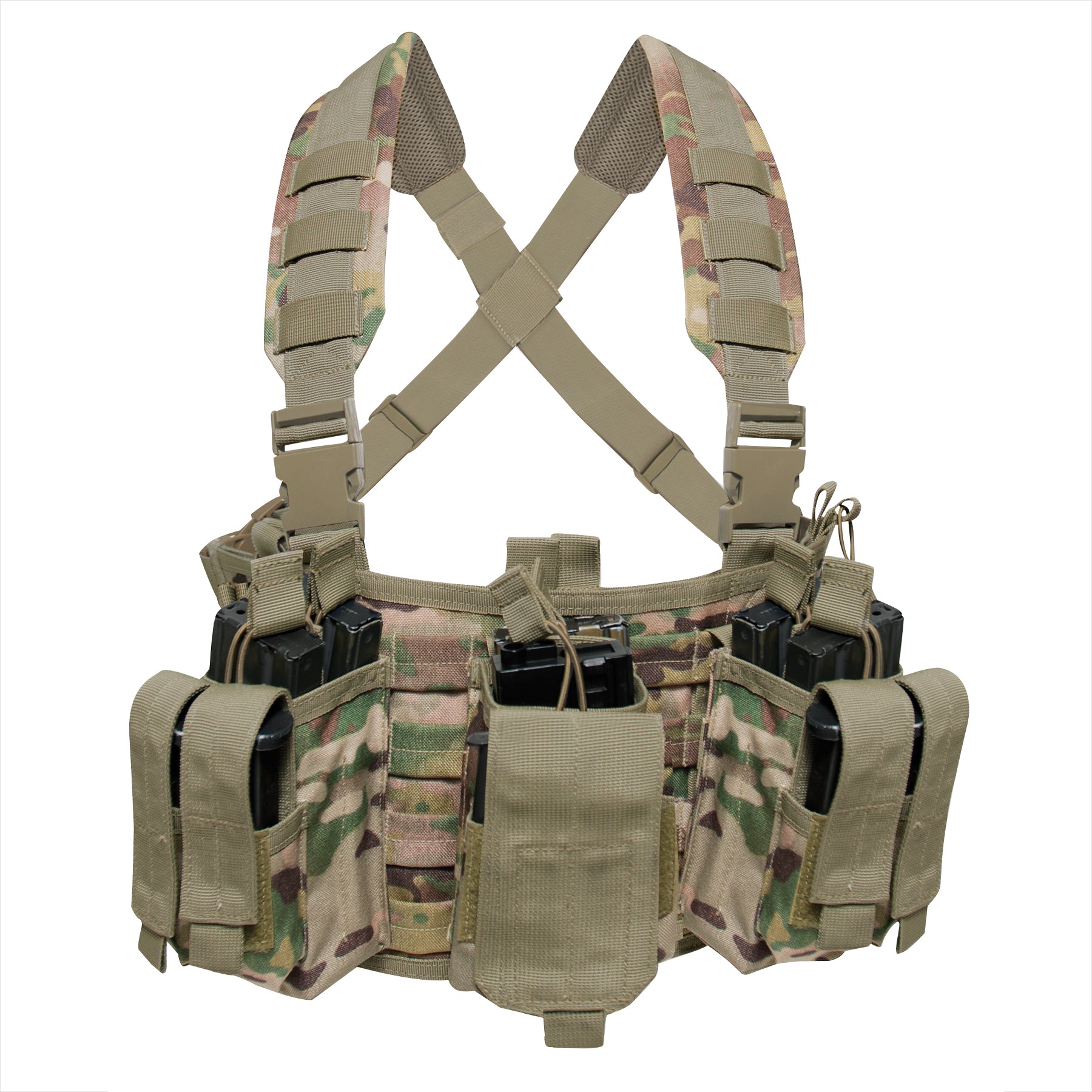 Operators Chest Rig - MOLLE Tactical Vest With Pouches – Grunt Force