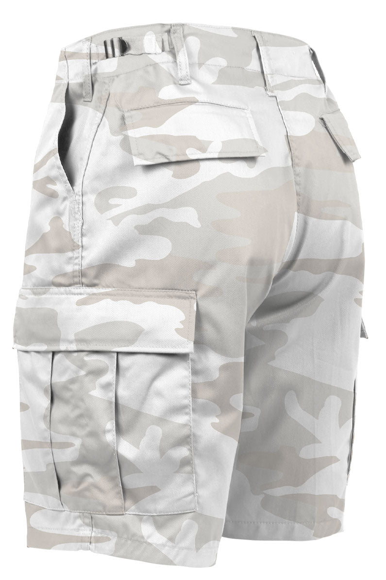 Rothco Men's White Camo BDU Shorts