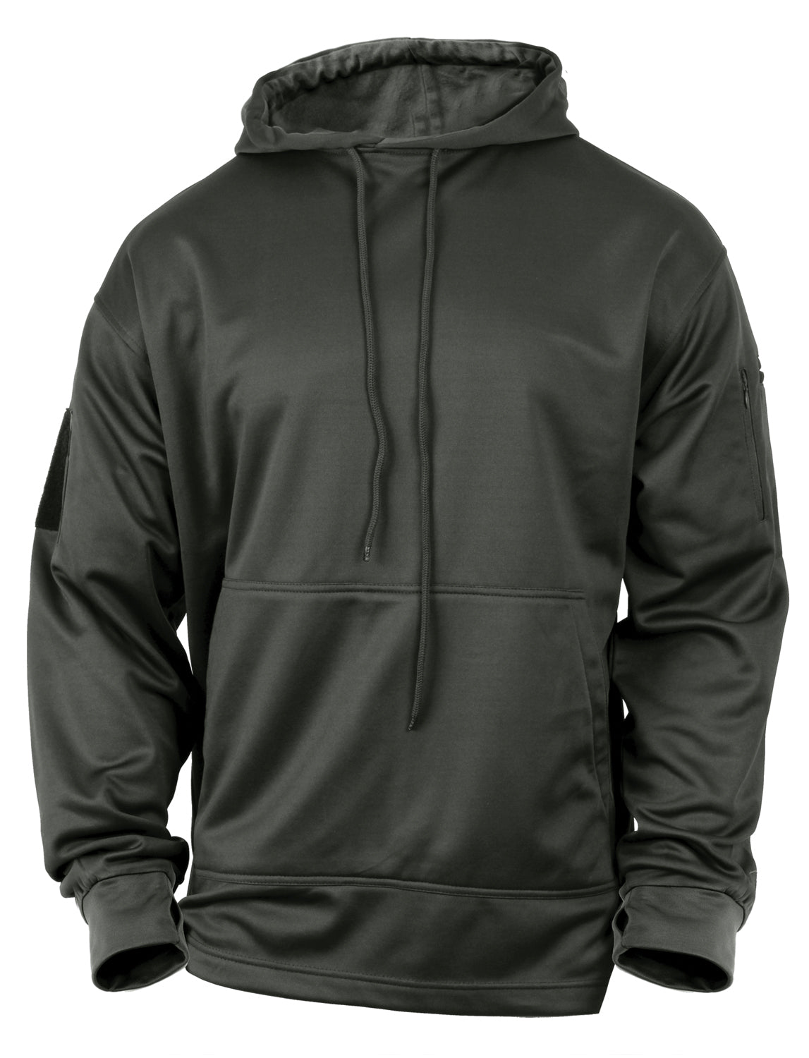 Mens Gray Concealed Carry Hooded Sweatshirt Rothco CCW Hoodie Sweat Shirt