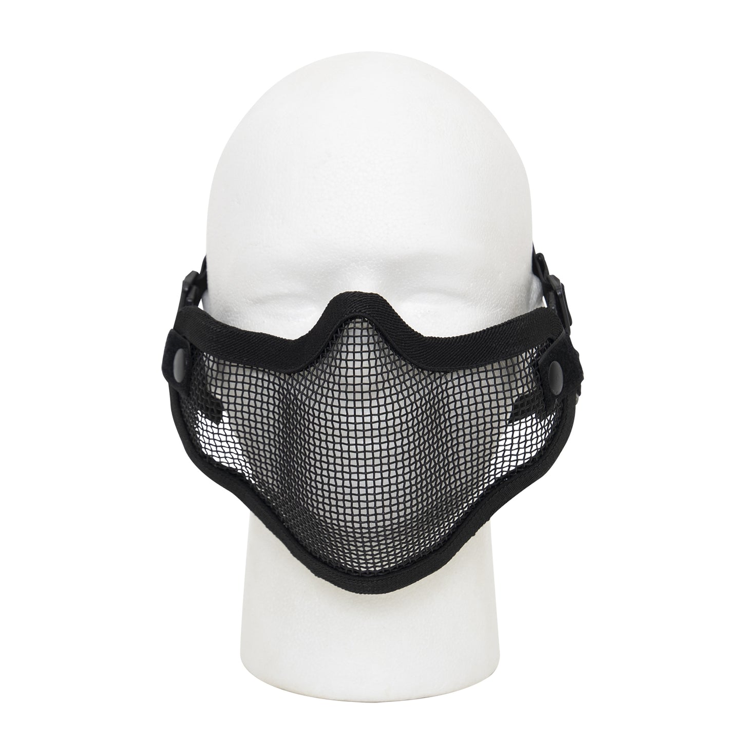 Airsoft Half Tactical Face Mask Carbon Steel Wired Mesh Protection