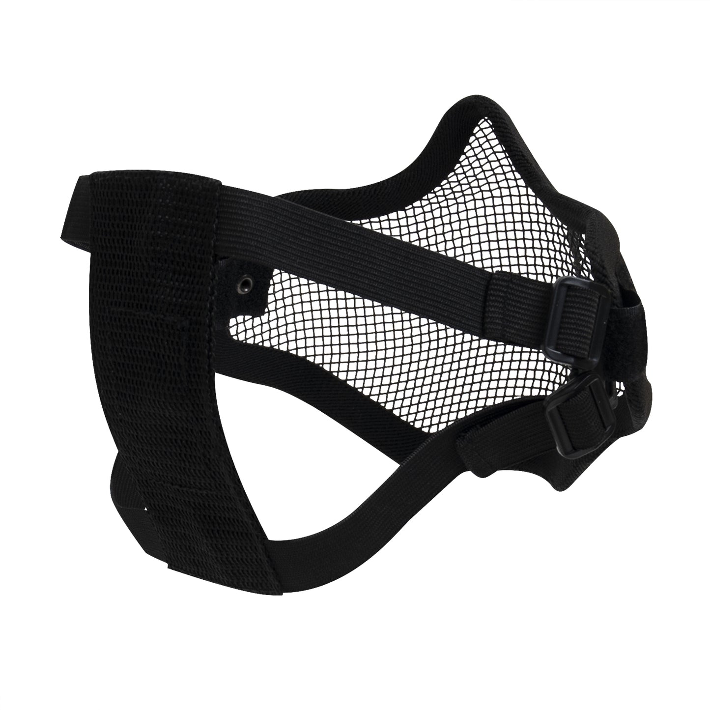 Airsoft Half Tactical Face Mask Carbon Steel Wired Mesh Protection