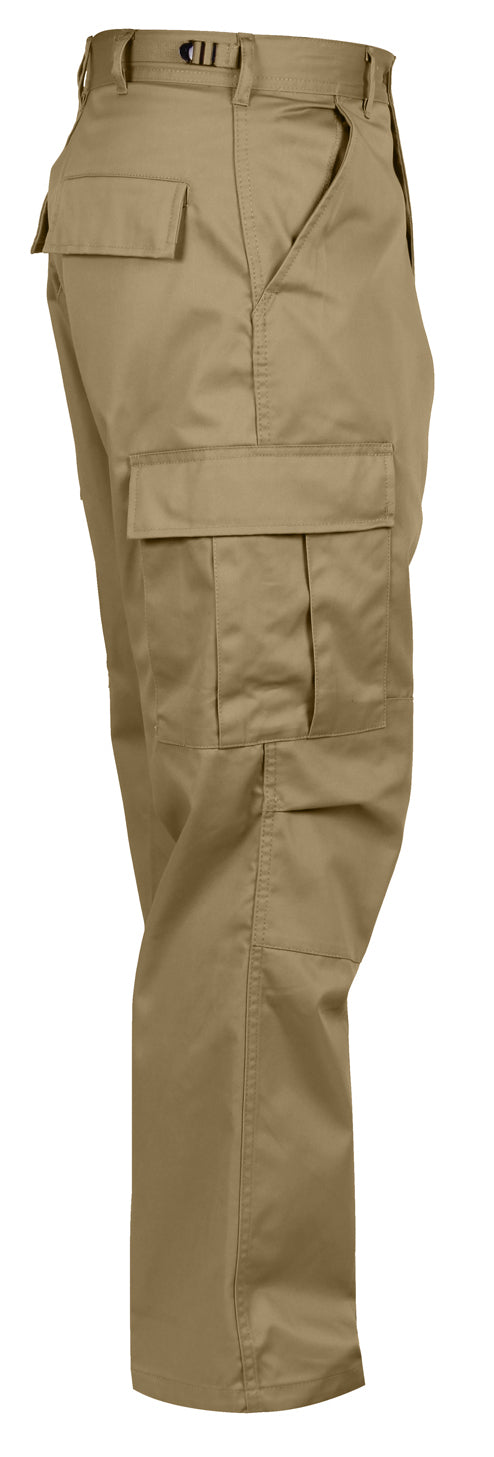 Rothco Relaxed Fit Solid Colors Zipper Fly BDU Cargo Pants