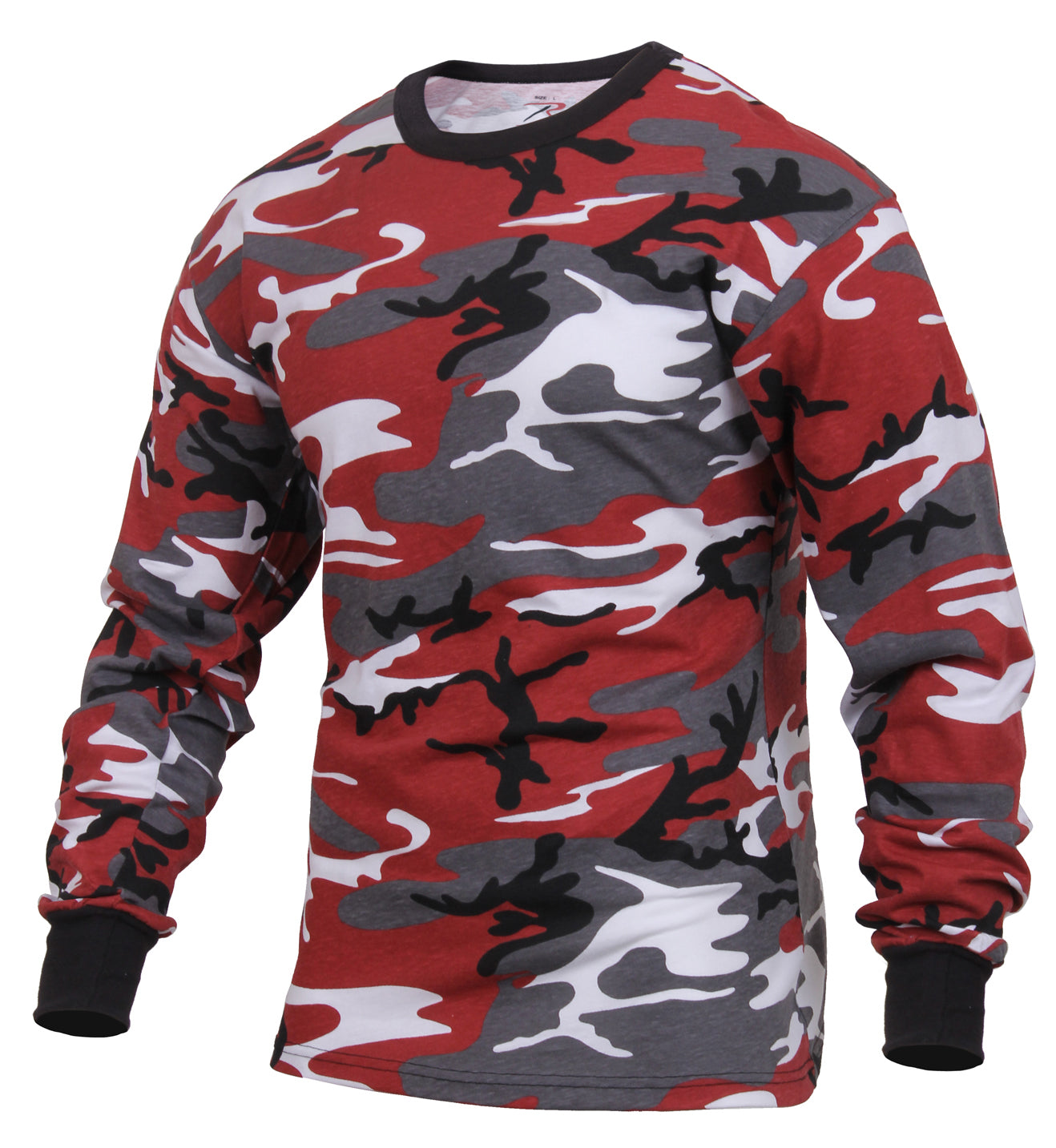 Men's Red Camo Long Sleeve T-Shirt - Rothco