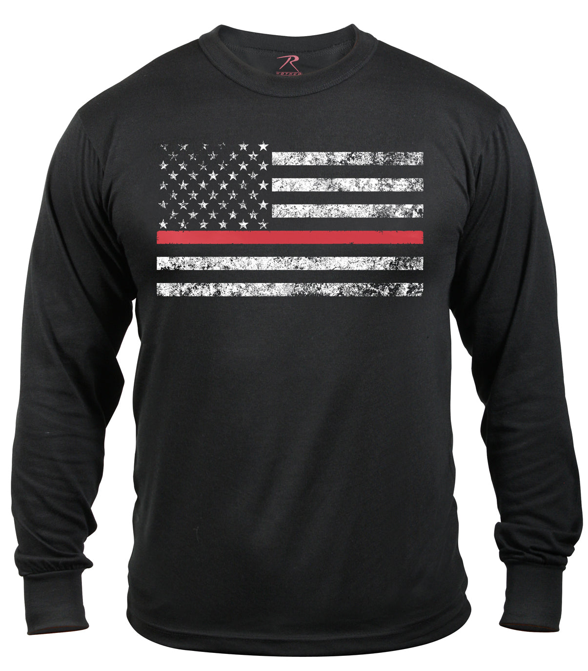 Rothco Men's Thin Red Line Long Sleeve T-Shirt